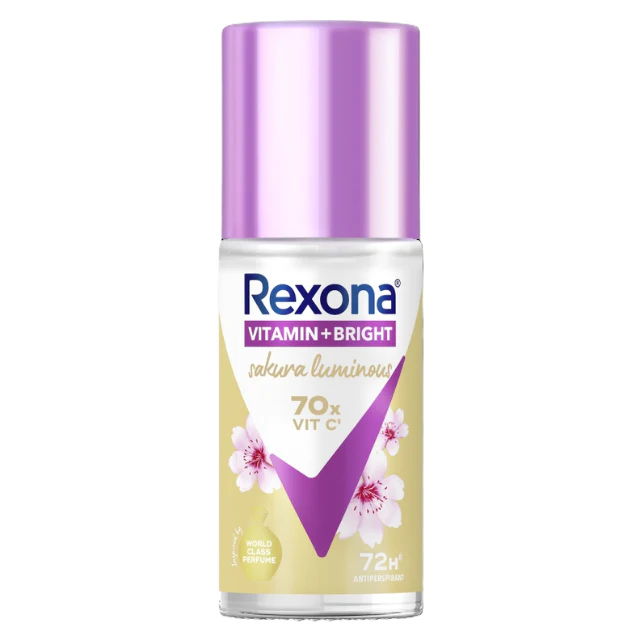 REXONA WOMEN DEODORANT ROLL ON VITAMIN ++ BRIGHT SAKURA RADIANCE 45ML