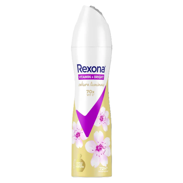 REXONA WOMEN DEODORANT SPRAY VITAMIN + BRIGHT SAKURA RADIANCE 135ML
