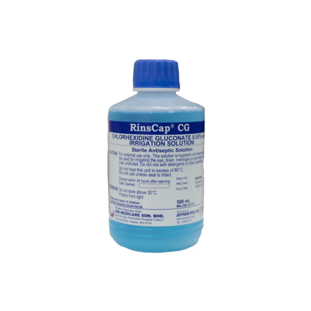 RINSCAP CHLORHEXIDINE GLUCONATE 0.05% IRRG 500ML