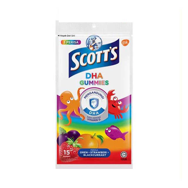 SCOTTS DHA GUMMIES ASSORTED FLAVOUR 15S