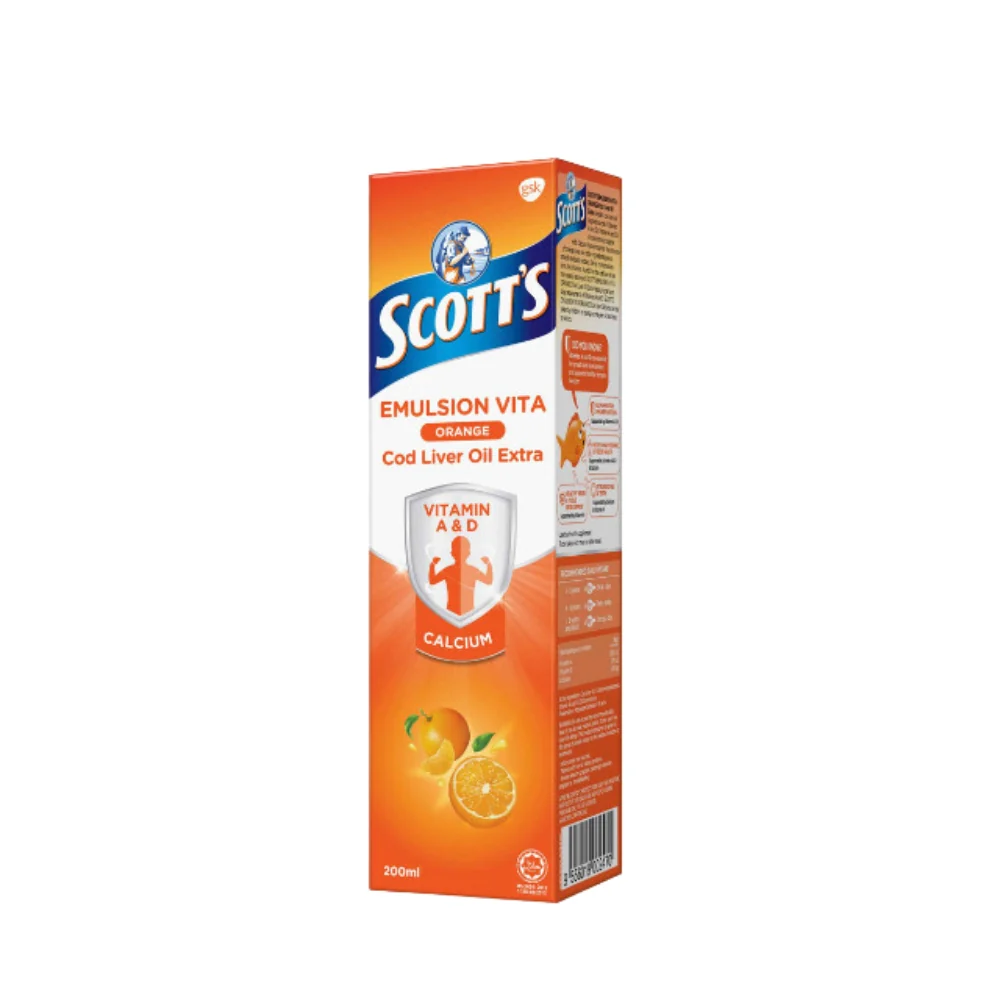SCOTTS EMULSION ORANGE 200ML