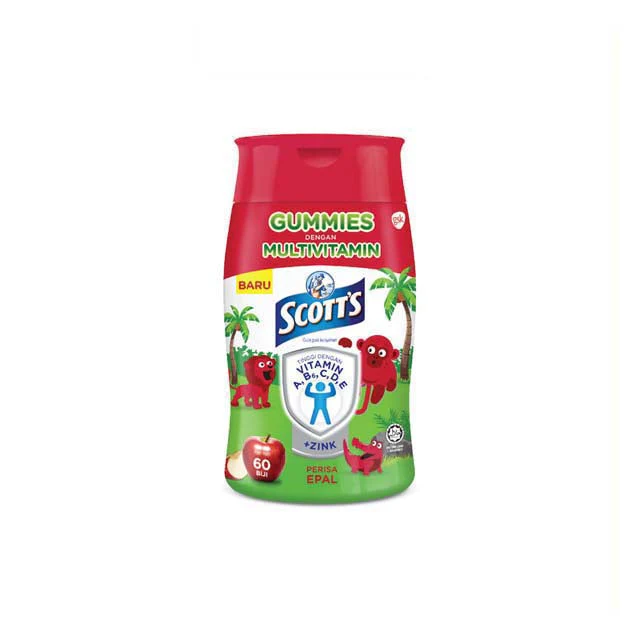SCOTTS MULTIVITAMIN GUMMIES APPLE 60S