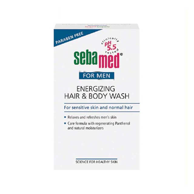 SEBAMED FOR MEN ENERGIZING HAIR + BODY WASH 200ML