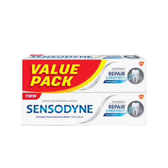 SENSODYNE REPAIR & PROTECT WHITENING 100G X 2