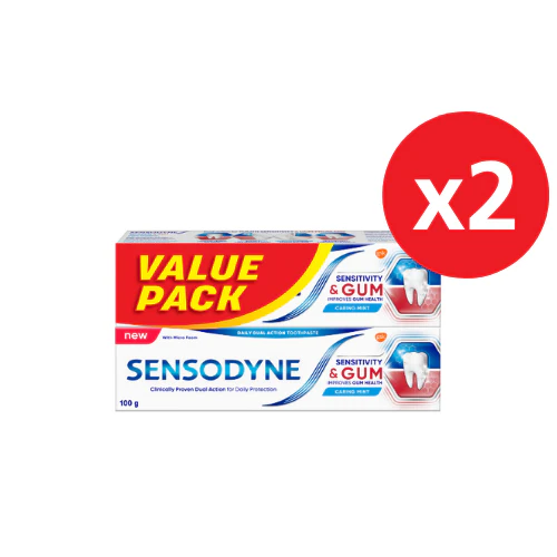 SENSODYNE SENSITIVE+GUM TOOTHPASTE 100G  X 4