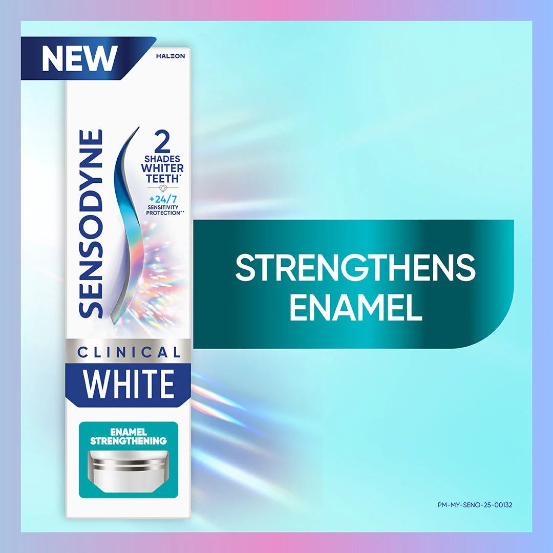 SENSODYNE TOOTHPASTE CLINICAL WHITE ENAMEL STRENGTHENING 100G - Image 5