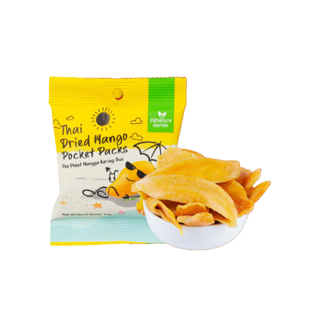 SIGNATURE MARKET THAI DRIED MANGO POCKET 25G