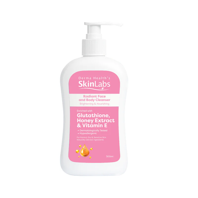 SKINLABS RADIANT FACE & BODY CLEANSER 500ML