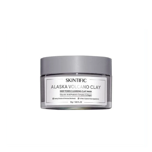 SKINTIFIC ALASKA VOLCANO CLAY DEEP PORES CLEANSING CLAY MASK 55G