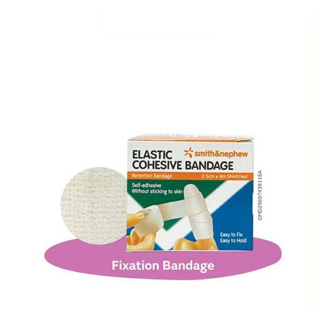 SMITH & NEPHEW ELASTIC COHESIVE BANDAGE 2.5CMX4M (831659) 1S