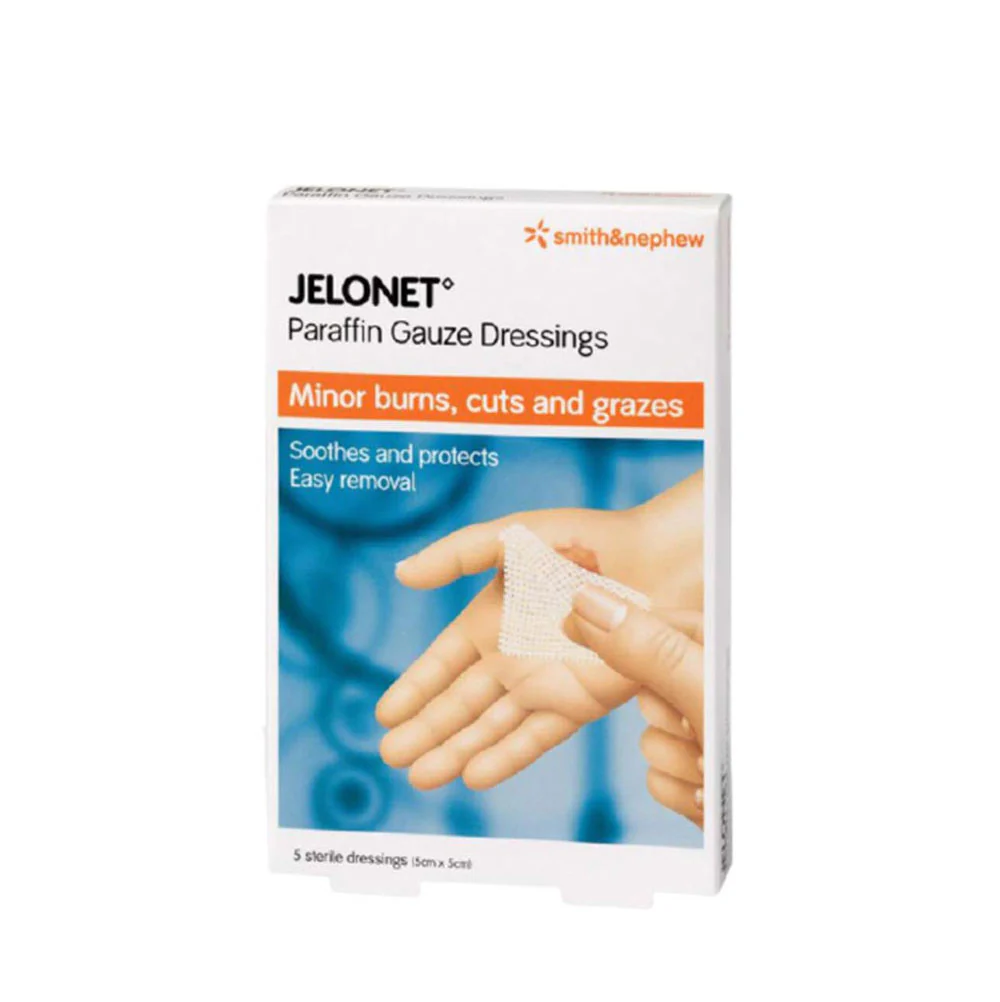 SMITH & NEPHEW JELONET 10CMX10CM 5S