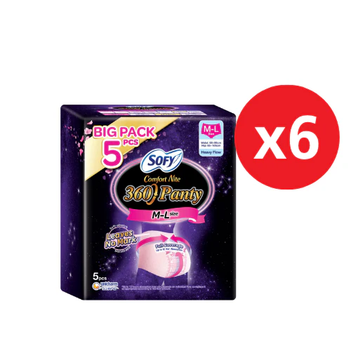 SOFY COMFORT NITE 360 PANTY M-L 5S × 6