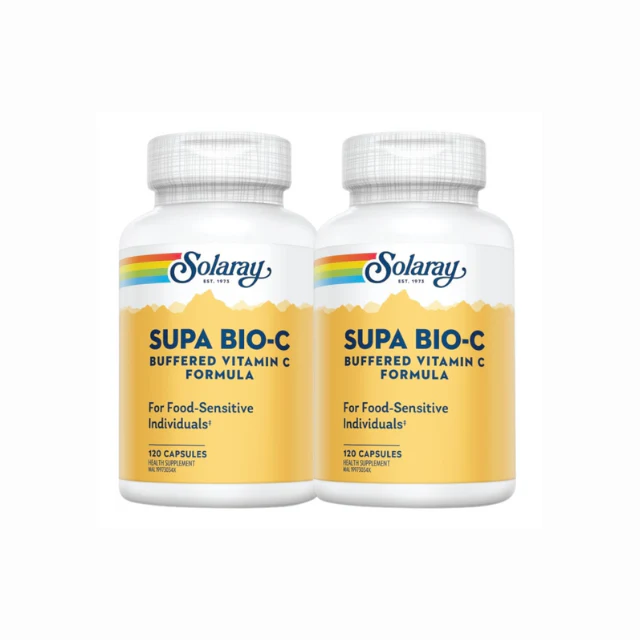 SOLARAY SUPA BIO-C 500MG 120SX2