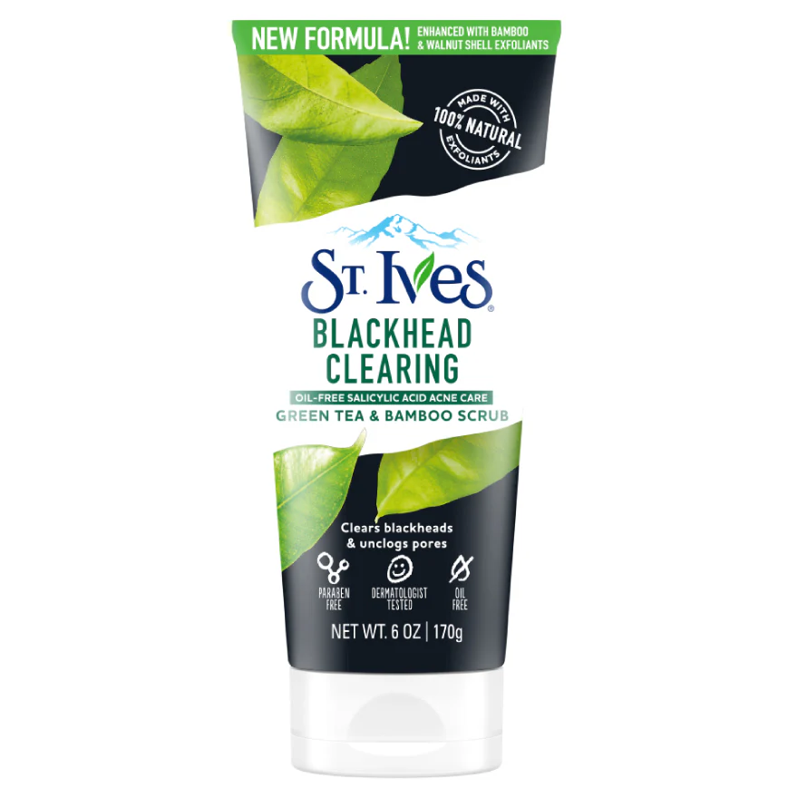 ST IVES BLACKHEAD CLEARING GREEN TEA SCRUB 170G