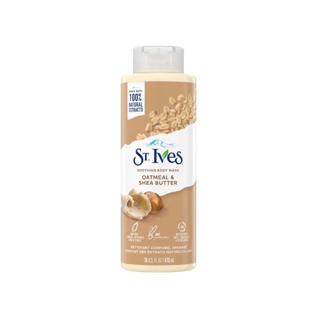 ST IVES BODY WASH OATMEAL & SHEA BUTTER 450ML