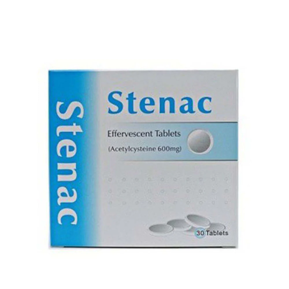 STENAC 600MG EFFERVESCENT TAB 2SX15