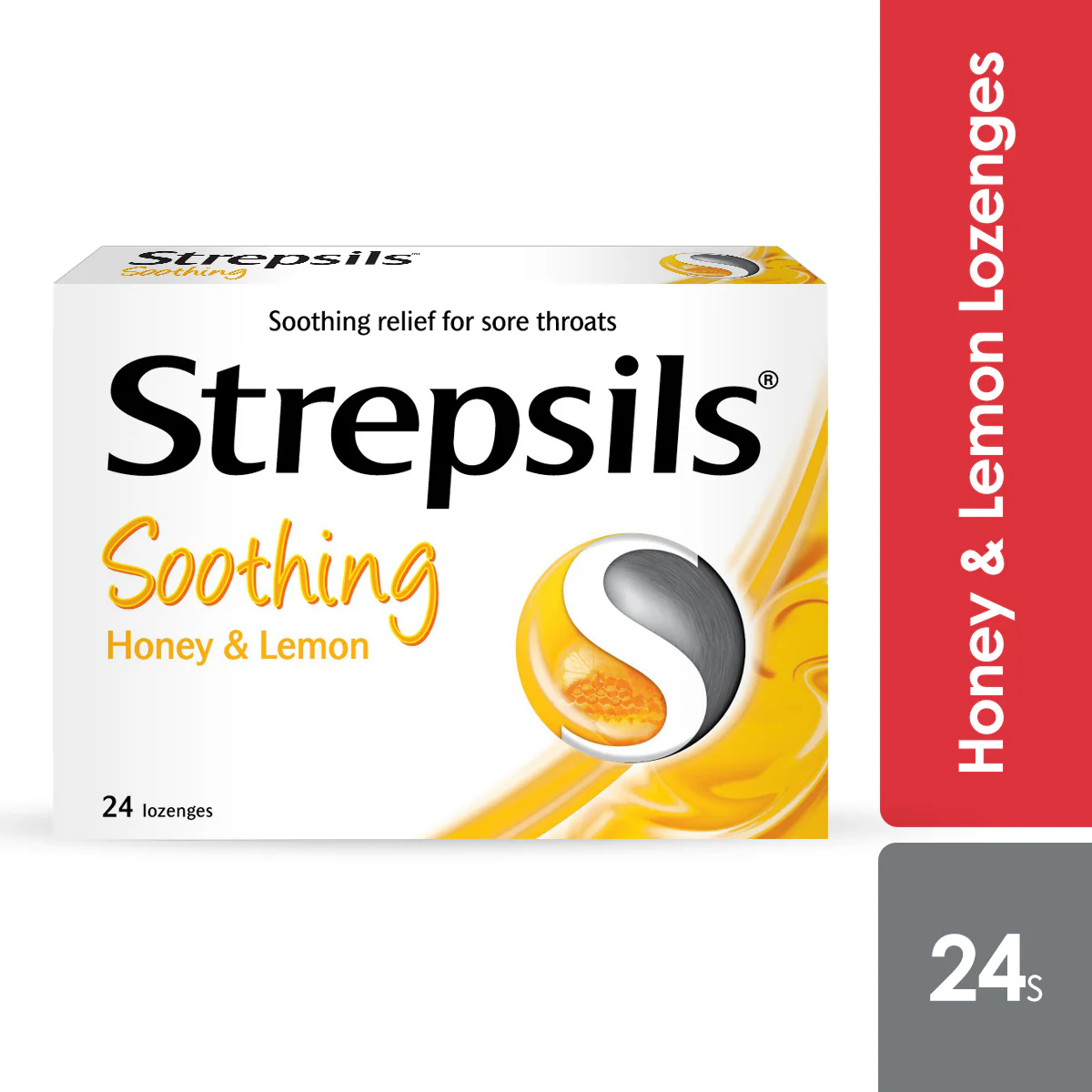 STREPSILS BOX HONEY LEMON 24S