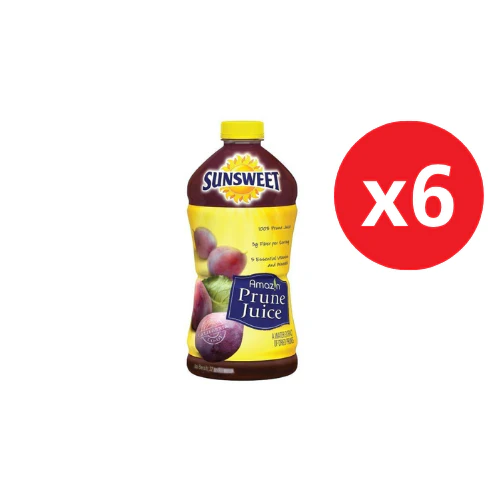 SUNSWEET Prune Juice 946ml - 32OZ (USA) × 6