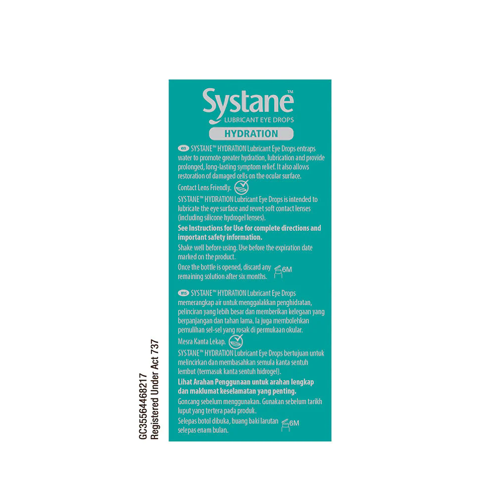 SYSTANE HYDRATION EYE DROP 10ML - Image 2