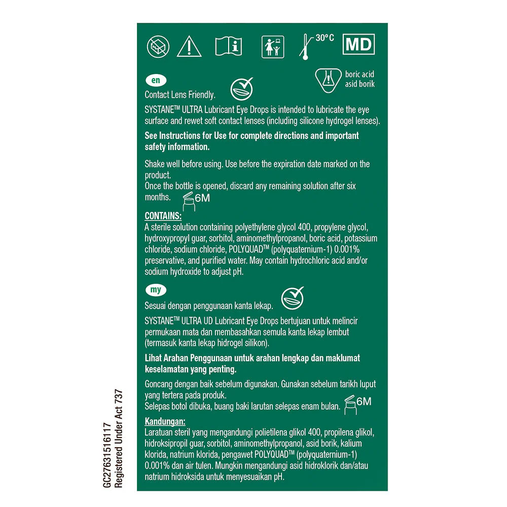 SYSTANE ULTRA EYE DROP 10ML - Image 2