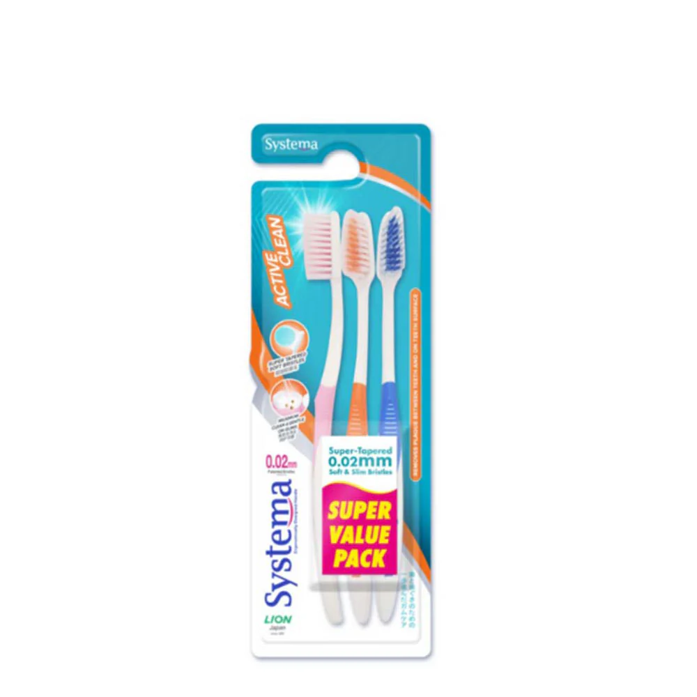 SYSTEMA ACTIVE CLEAN TOOTHBRUSH 3S