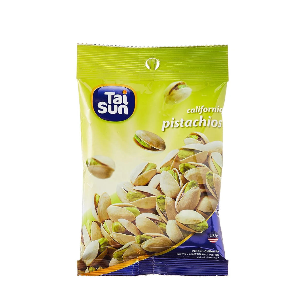 TAI SUN CALIFORNIA PISTACHIOS 40G