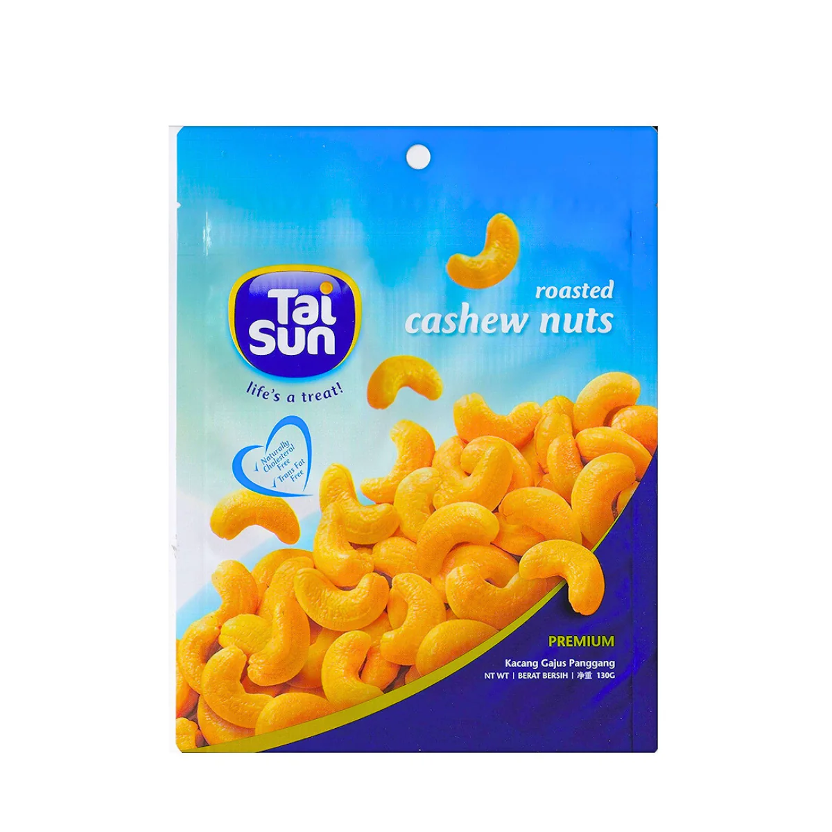 TAI SUN ROASTED CASHEW NUTS 130G
