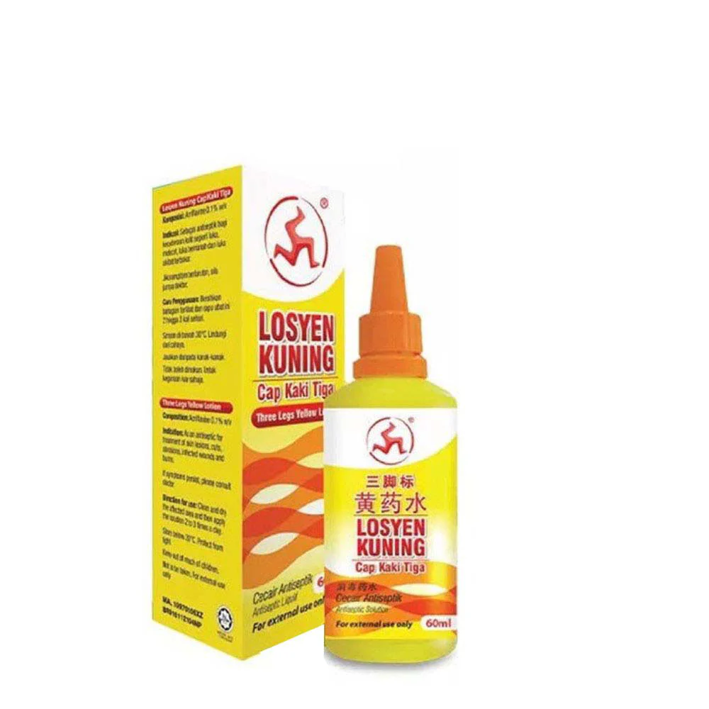 THREE LEGS YELLOW LOTION 60ML