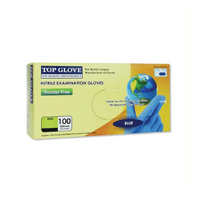 TOP GLOVE NITRILE GLOVE M 100S