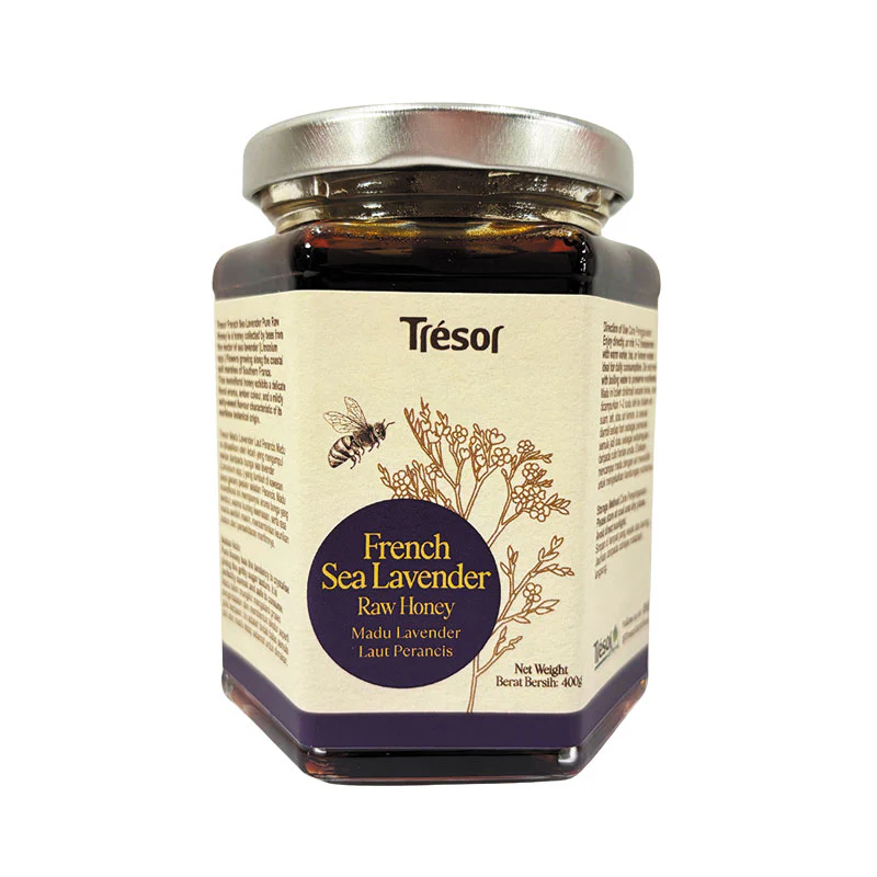 TRESOR FRENCH SEA LAVENDER RAW HONEY 400G