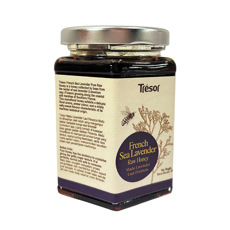 TRESOR FRENCH SEA LAVENDER RAW HONEY 400G - Image 3