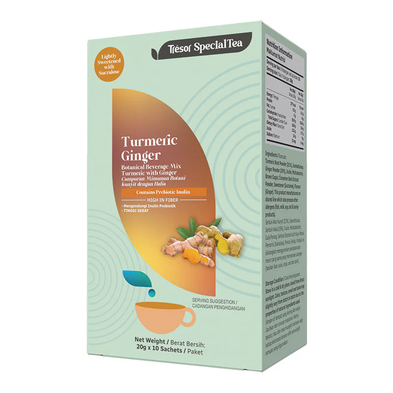 TRESOR SPECIALTEA TURMERIC GINGER 20G X 10S - Image 3