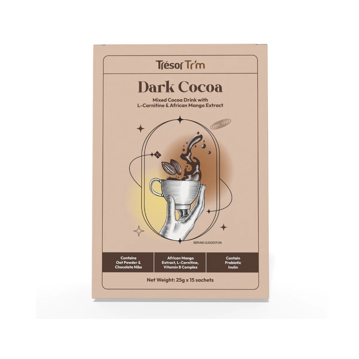 TRESOR TRM DARK COCOA 25G 15S
