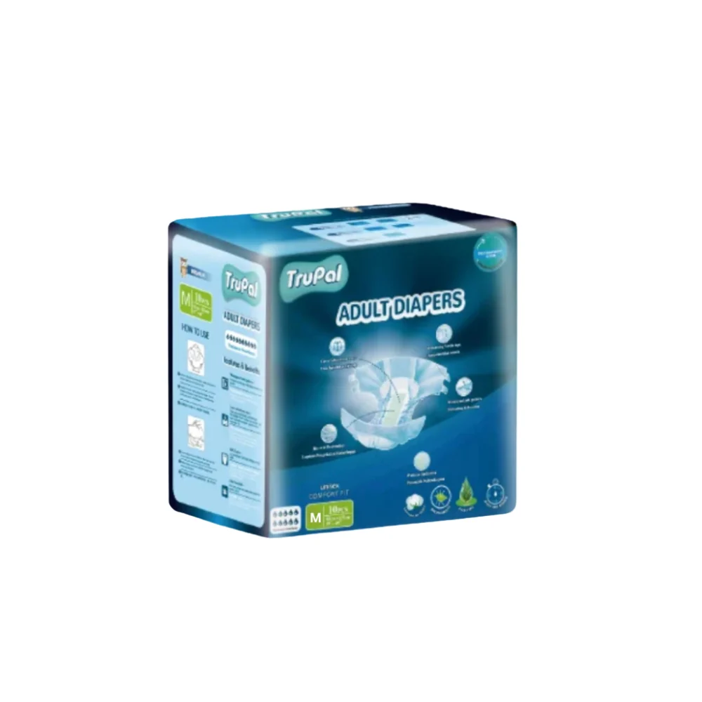 TRUPAL ADULT DIAPERS PREMIUM NIGHT M 10S
