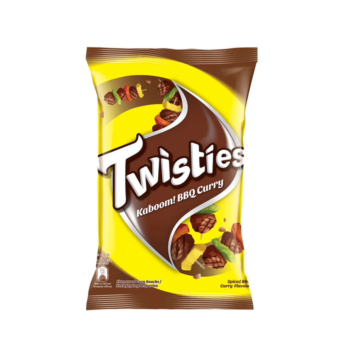 TWISTIES BBQ CURRY 60G