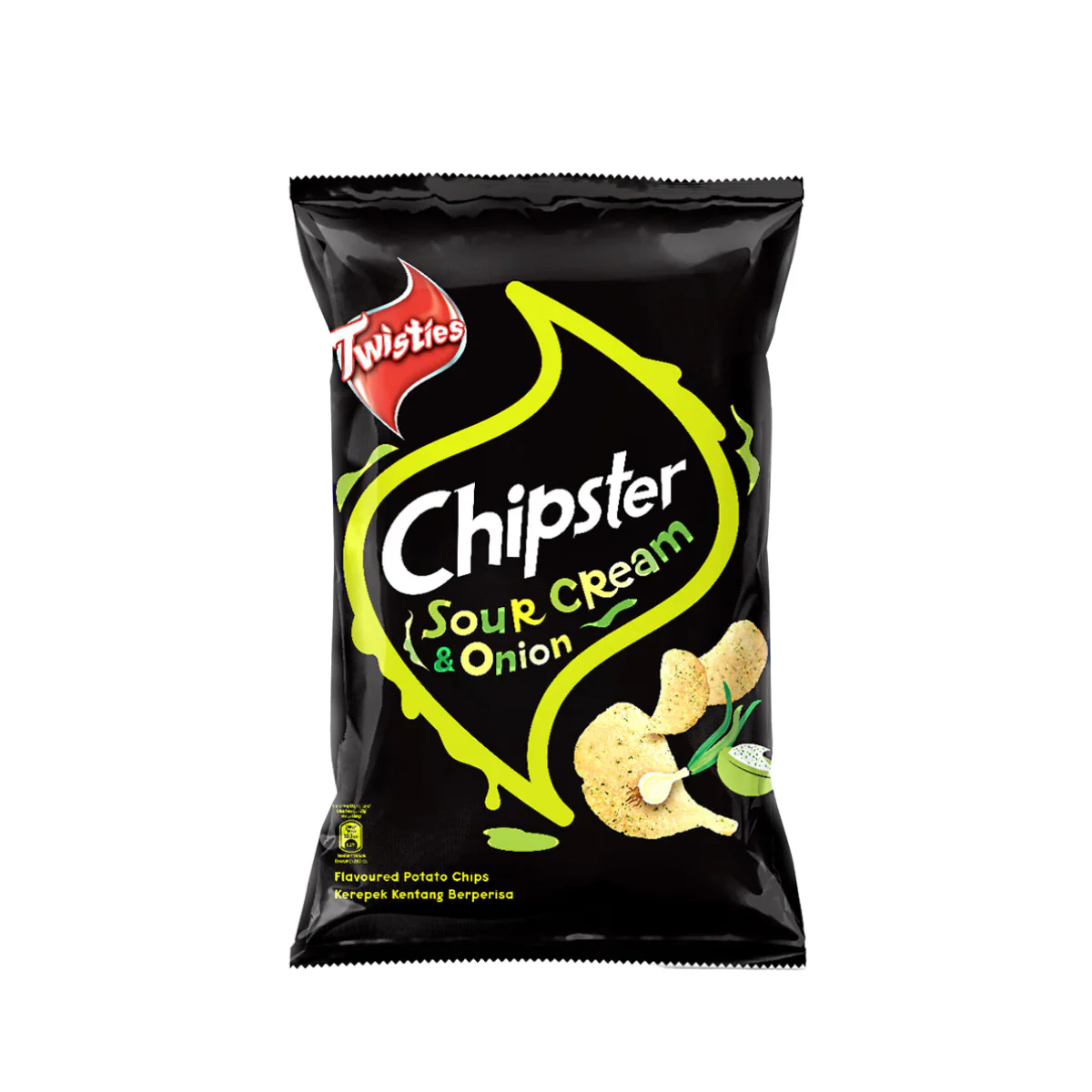 TWISTIES CHIPSTER SOUR CREAM&ONION 130G