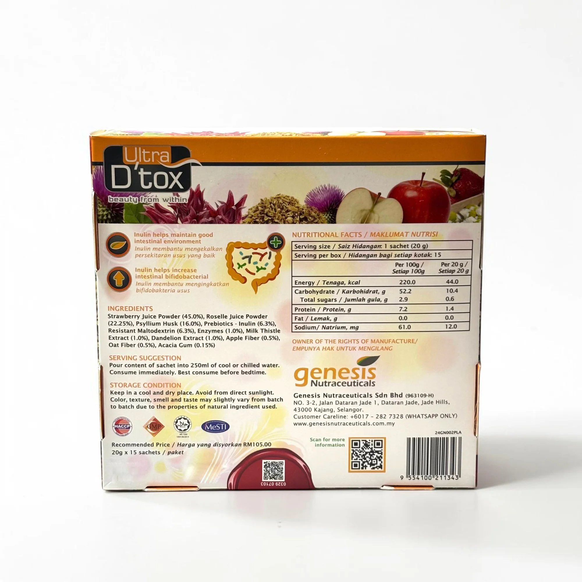 ULTRA DTOX DAILY CLEANSE 20G 15S - Image 3