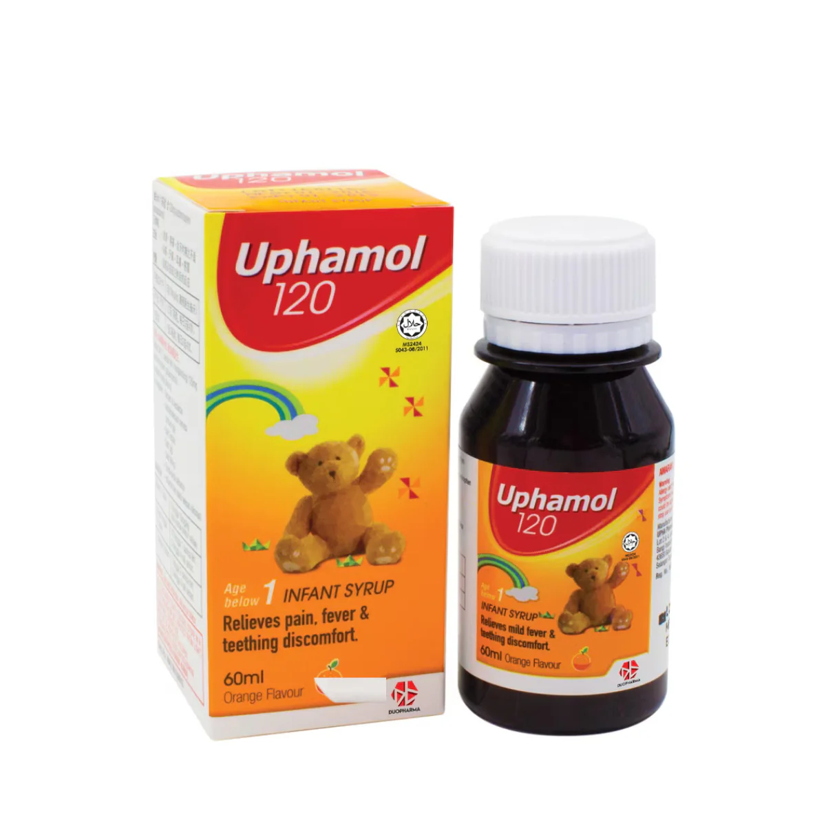 UPHAMOL 120MG 60ML