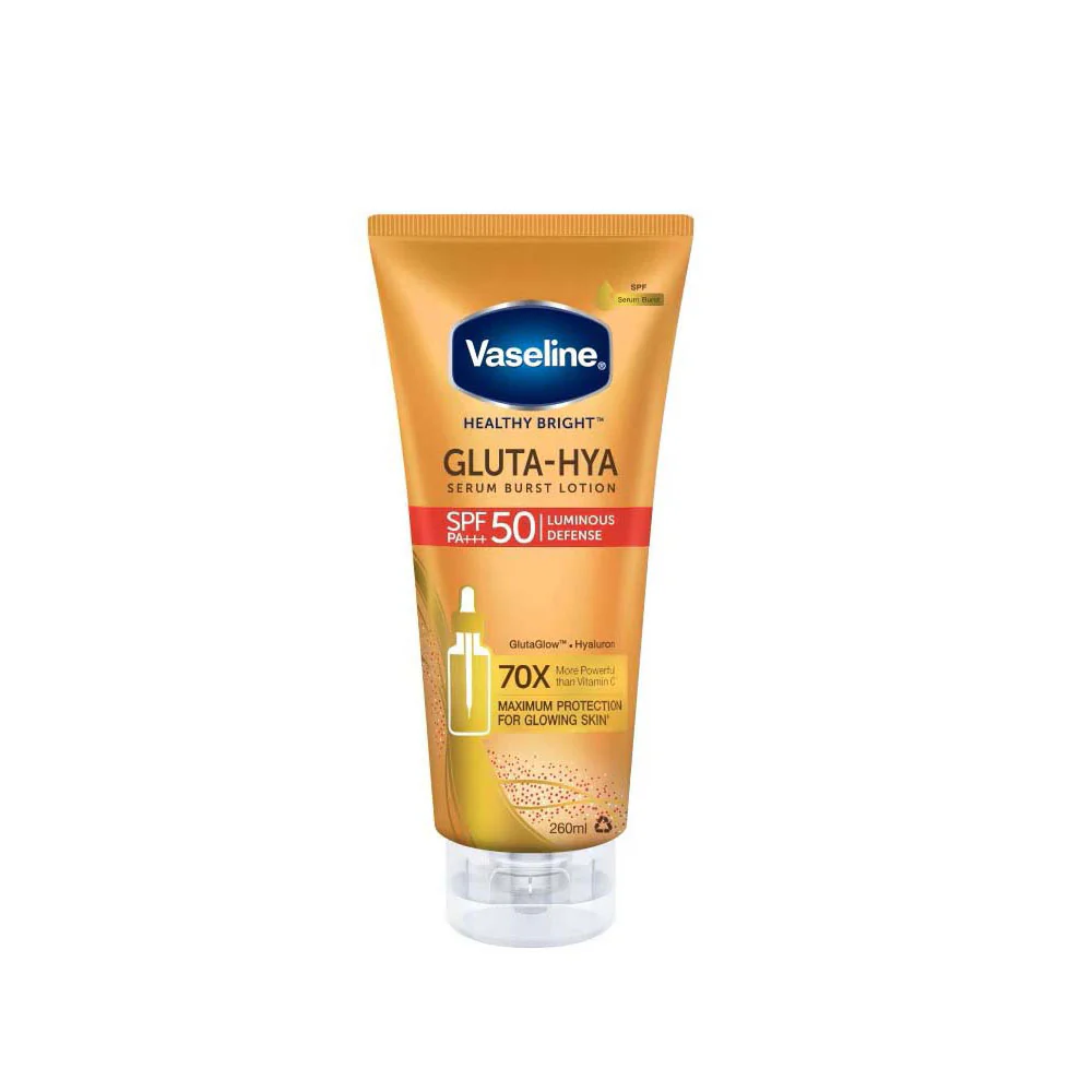 VASELINE GLUTA-HYA SERUM BURST LOTION SPF50 260ML