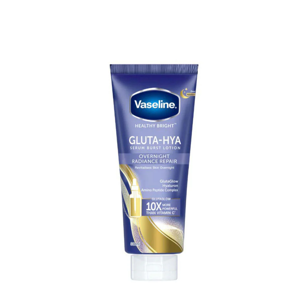 VASELINE HEALTHY BRIGHT GLUTA-HYA O/NGT RADIANCE REPAIR SERUM B/LOTION 300ML