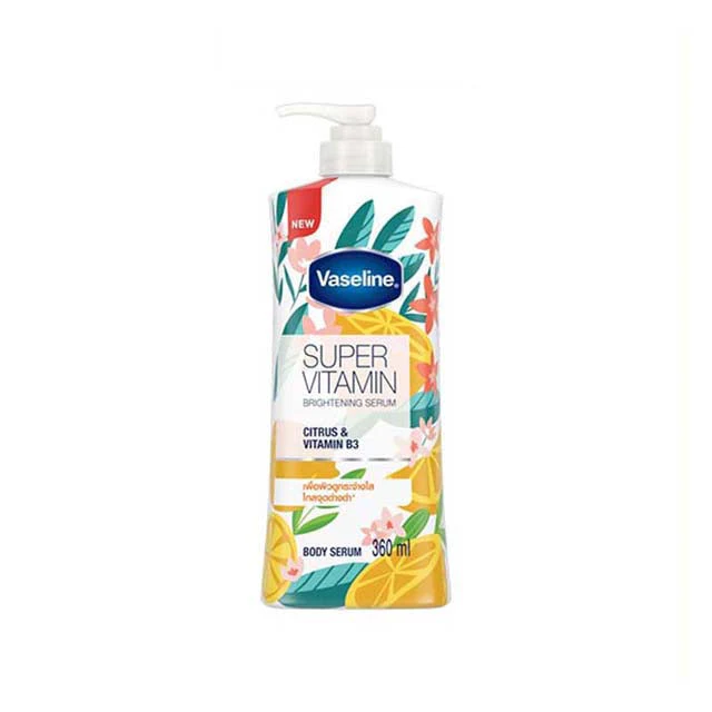 VASELINE SUPER VITAMIN CITRUS & VITAMIN B3 BRIGHTENING BODY SERUM 360ML