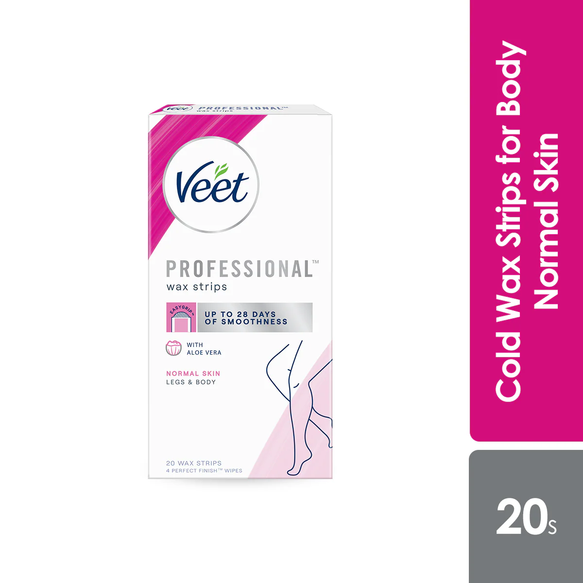 VEET FACIAL WAX STRIPS 20S