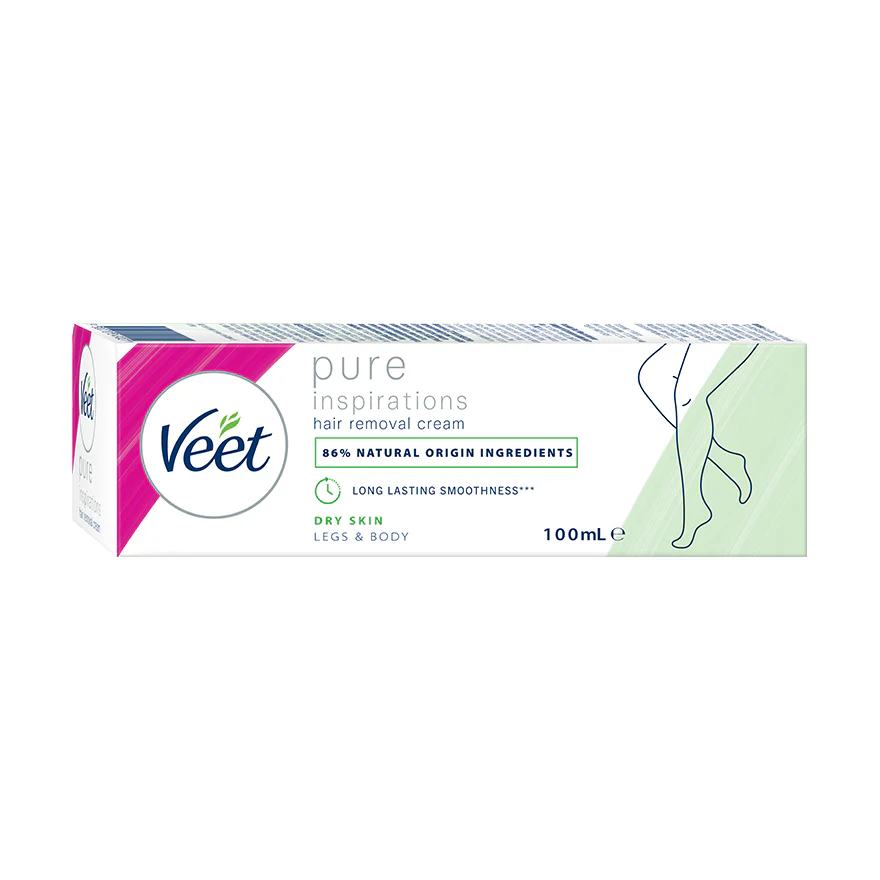 VEET HAIR REMOVAL CREAM DRY SKIN 100G - Image 2