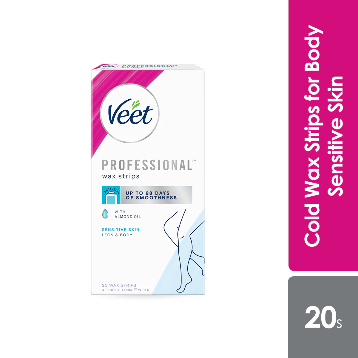 VEET WAX STRIPS SENSITIVE 20S