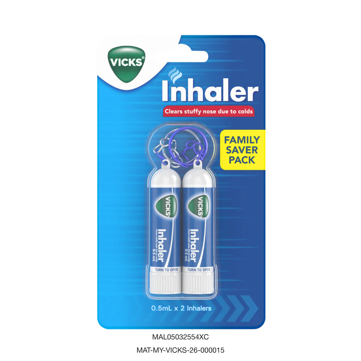 VICKS INHALER KEYCHAIN TWIN PACK