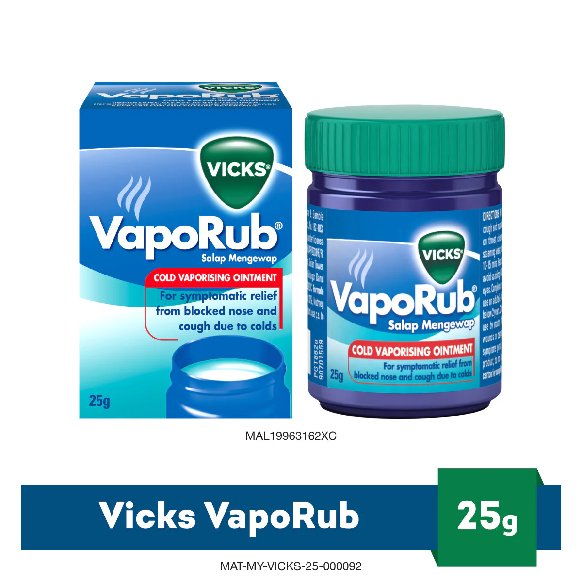 VICKS VAPORUB 25G