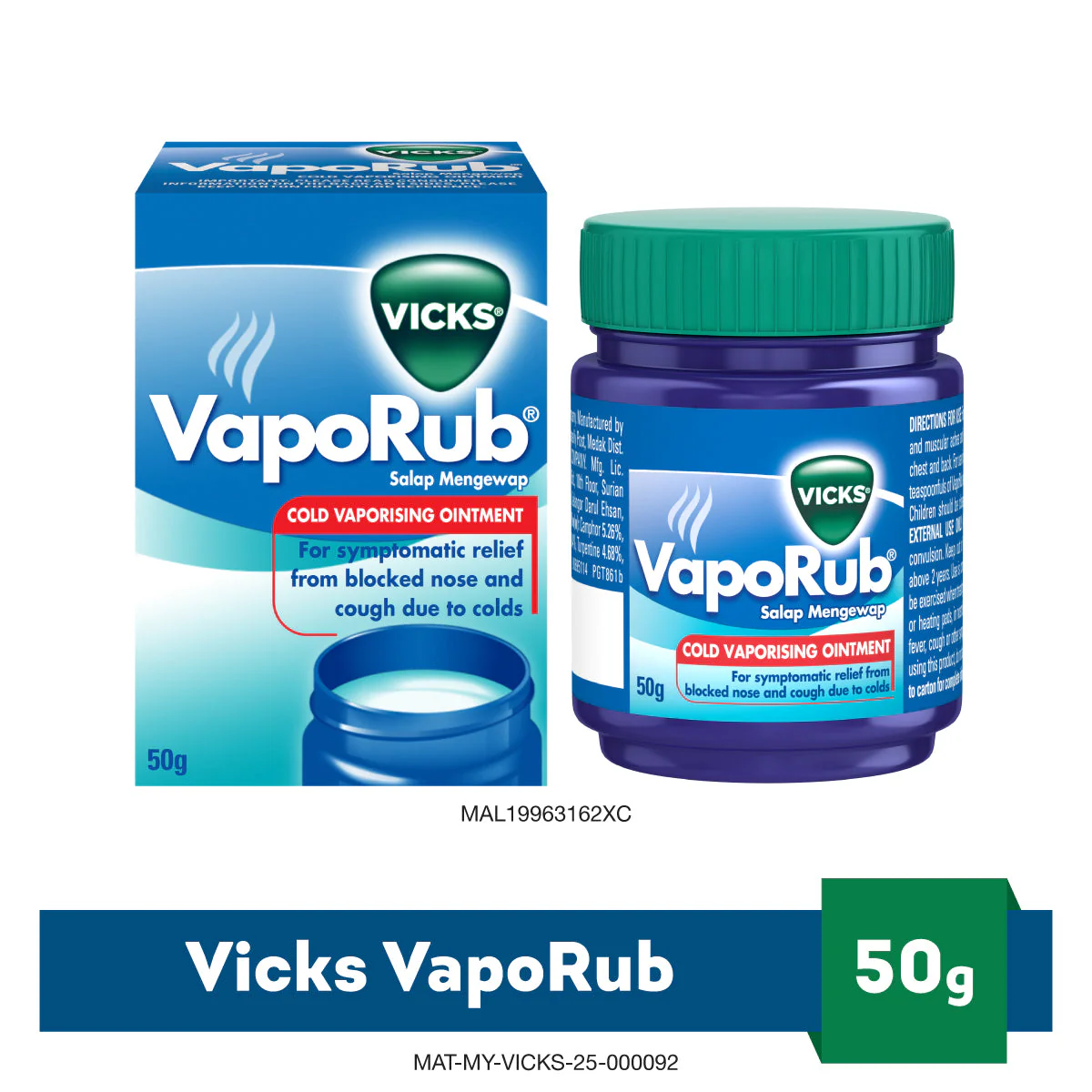 VICKS VAPORUB 50G