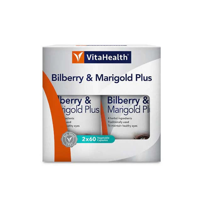VITAHEALTH BILBERRY&MARIGOLD PLUS 60SX2