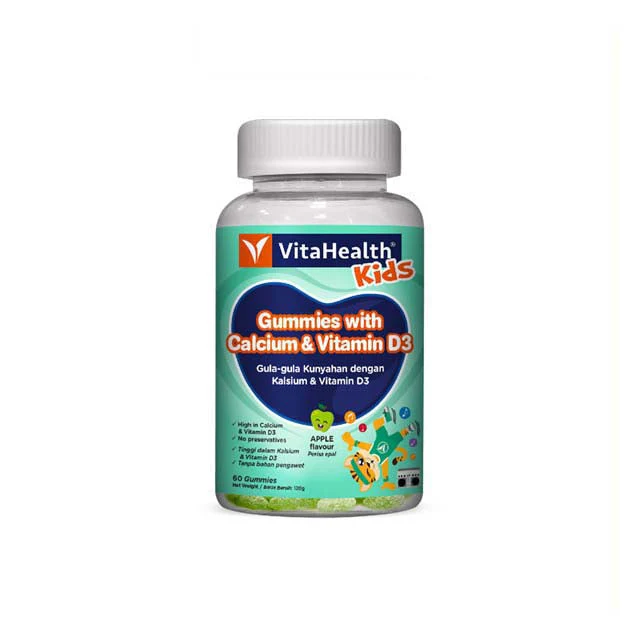 Vitahealth Kids Gummies With Calcium & Vitamin D3 60S