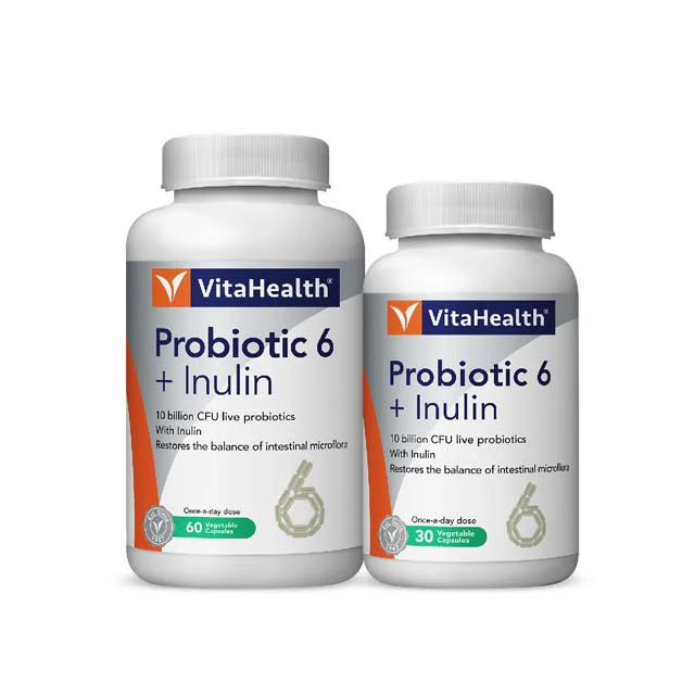 Vitahealth Probiotic 6 + Inulin 60S+30S